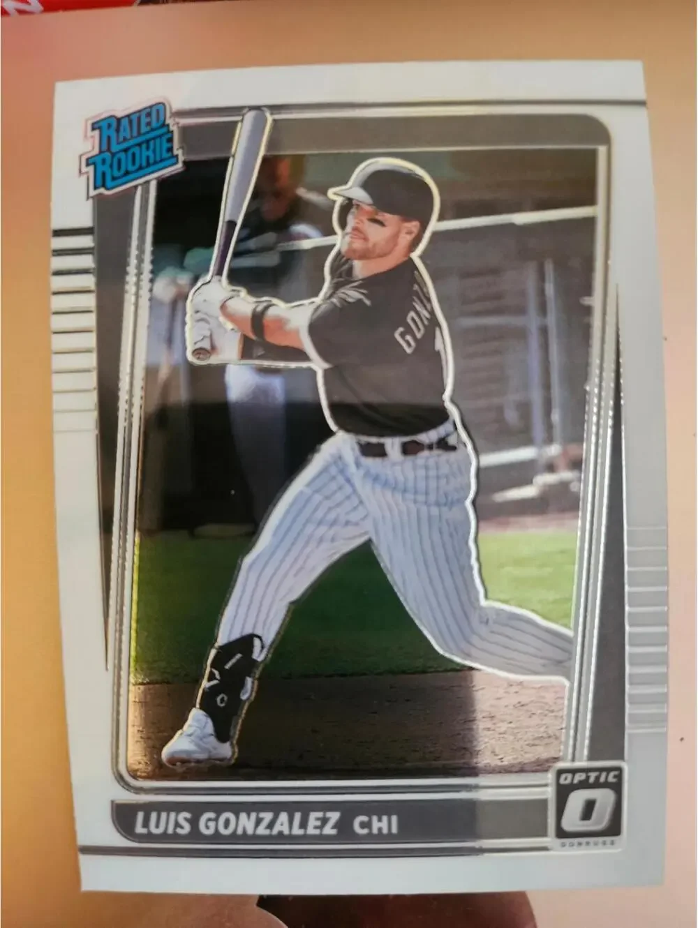 Luiz Gonzalez- 2021 Panini Optic baseball Rated rookie- #74 - Chicago-RAW Mint